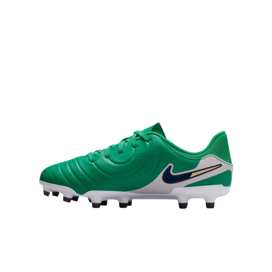 Nike Youth Legend 10 Academy FG/MG - Green/Obsidian Youth Footwear - Third Coast Soccer