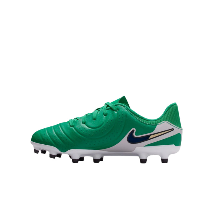 Nike Youth Legend 10 Academy FG/MG - Green/Obsidian Youth Footwear - Third Coast Soccer