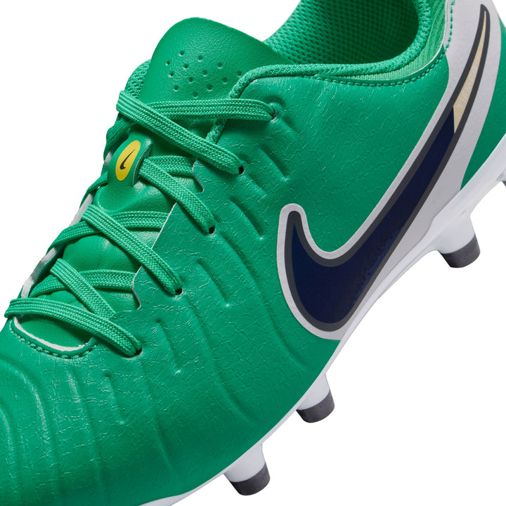 Nike Youth Legend 10 Academy FG/MG - Green/Obsidian Youth Footwear - Third Coast Soccer
