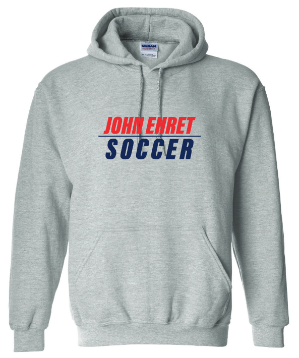 John Ehert HS Hooded Sweatshirt John Ehert HS Sport Grey Mens Small - Third Coast Soccer