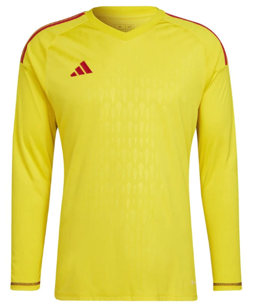 adidas HFC Men's Tiro 23 Long-Sleeve Goalkeeper Jersey -Yellow Hattiesburg FC 2023-2025   - Third Coast Soccer