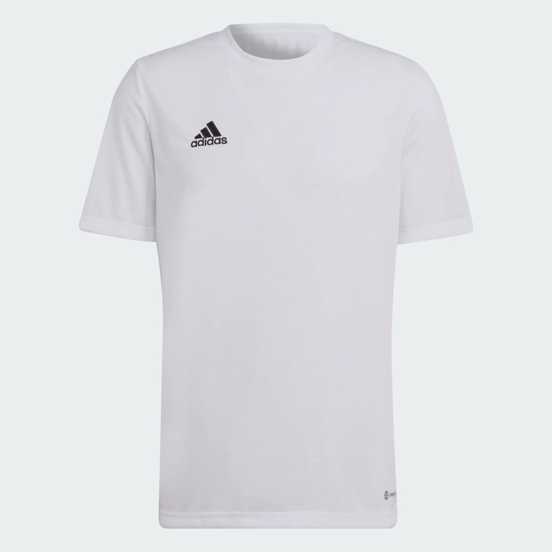 adidas Entrada 22 Poly Tee - White T-Shirts   - Third Coast Soccer