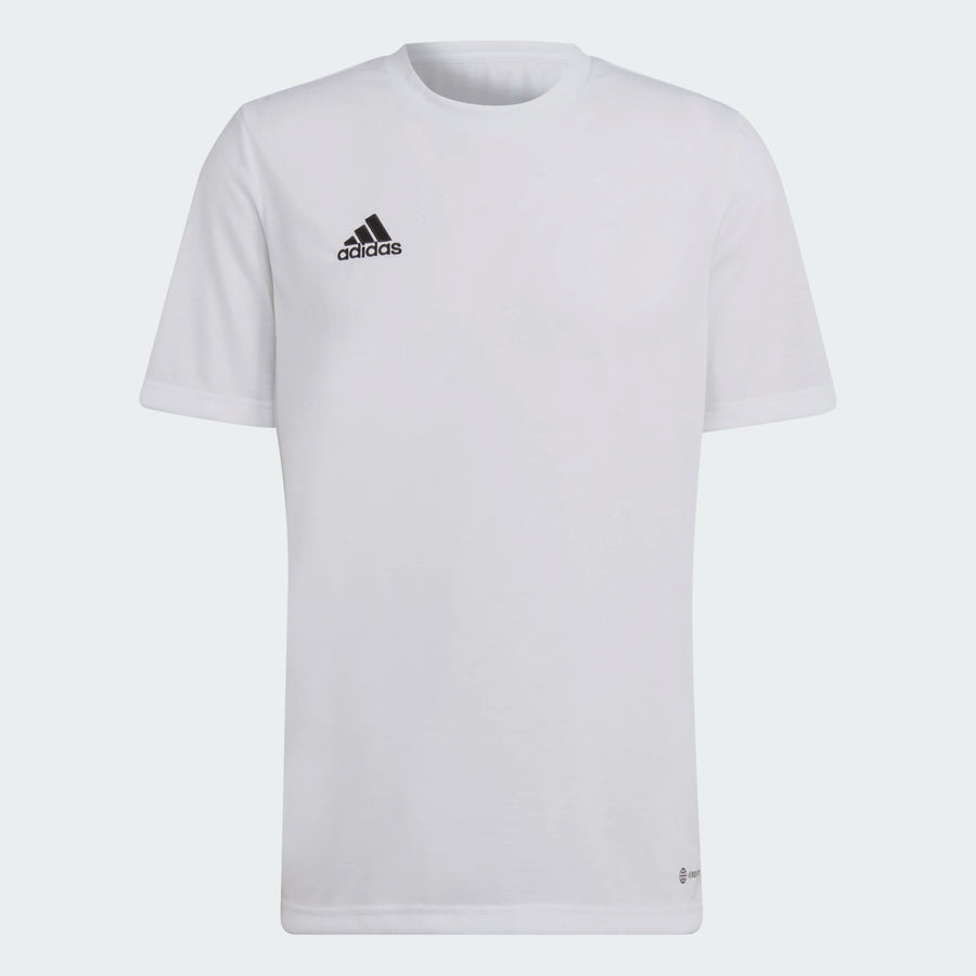 adidas Entrada 22 Poly Tee - White Training Wear - Third Coast Soccer