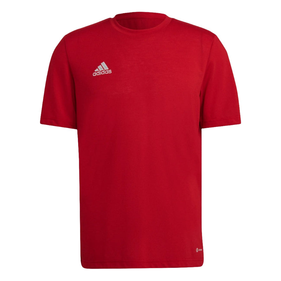 adidas Youth Entrada 22 Poly Tee - Red Training Wear - Third Coast Soccer