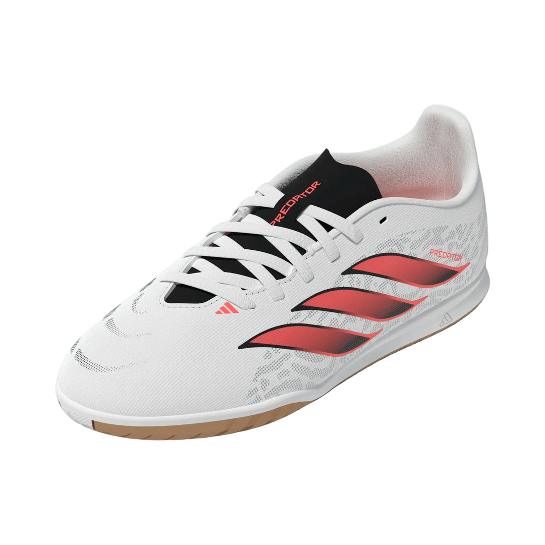 adidas Youth Predator Club Sala IN - White/Solar Turbo/Black Youth Footwear - Third Coast Soccer