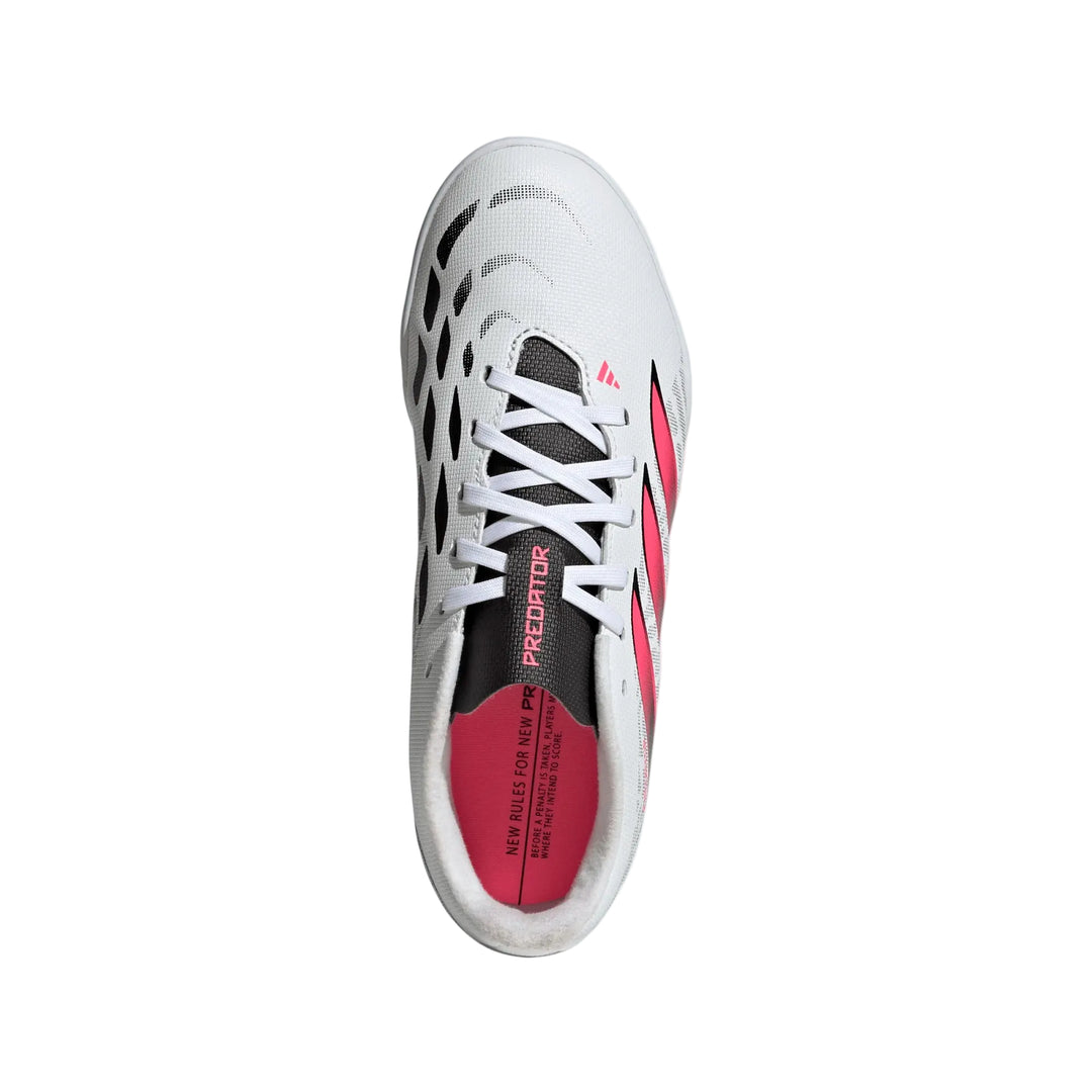 adidas Youth Predator Club Sala IN - White/Solar Turbo/Black Youth Footwear - Third Coast Soccer