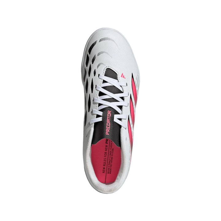 adidas Youth Predator Club Sala IN - White/Solar Turbo/Black Youth Footwear - Third Coast Soccer