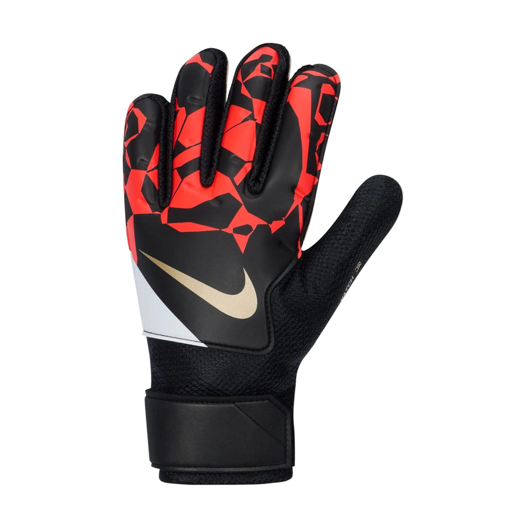 Nike Youth Match Goalkeeper Gloves - Black/Crimson/Blur