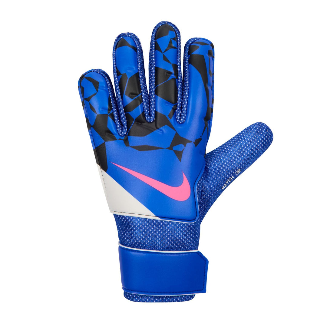 Nike Youth Match Goalkeeper Gloves - Blue/Black/Pink Gloves - Third Coast Soccer
