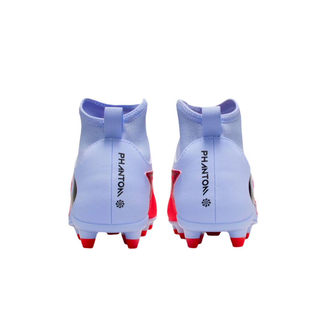 Nike Youth Phantom 6 High Club FG/MG - Royal Tint/Crimson Youth Footwear - Third Coast Soccer