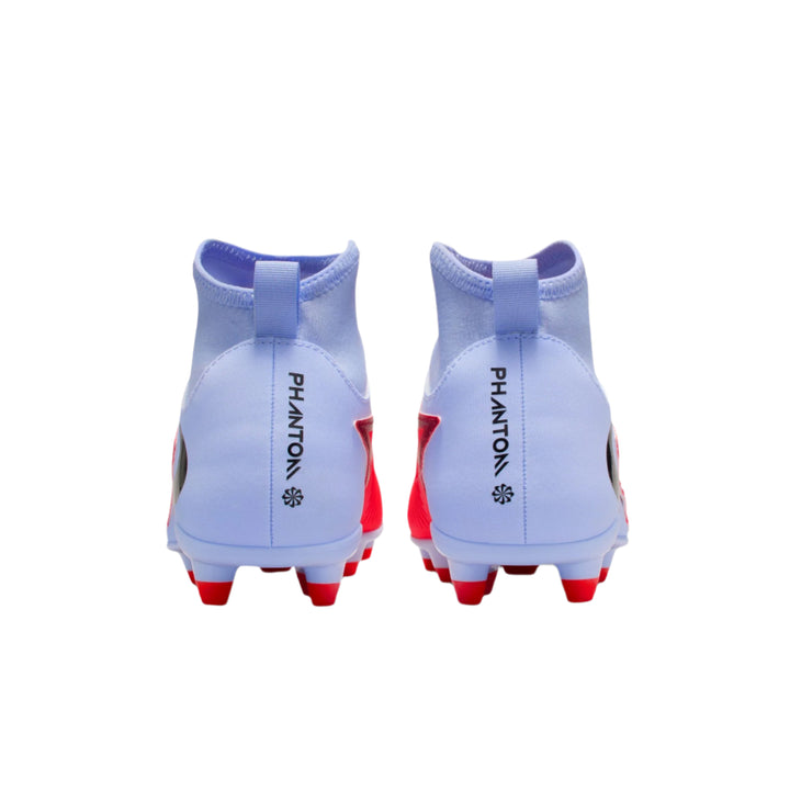 Nike Youth Phantom 6 High Club FG/MG - Royal Tint/Crimson Youth Footwear - Third Coast Soccer
