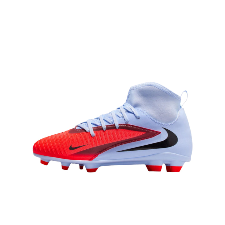 Nike Youth Phantom 6 High Club FG/MG - Royal Tint/Crimson Youth Footwear - Third Coast Soccer