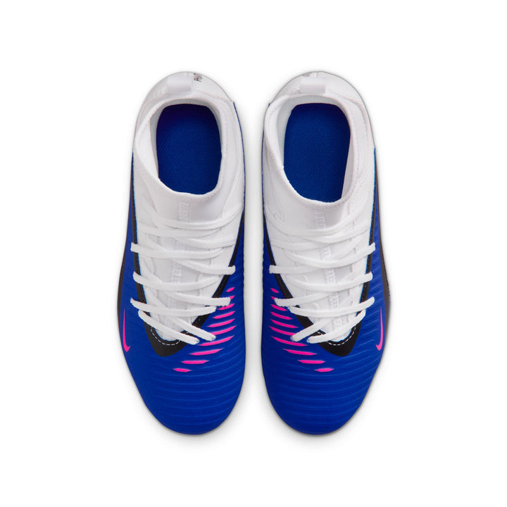 Nike Youth Phantom 6 High Club FG/MG - Blue/Pink/White Youth Footwear - Third Coast Soccer