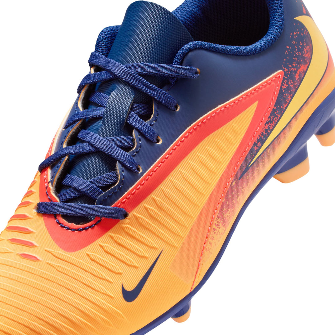 Nike Youth Phantom 6 Low Club FG/MG - Orange/Lemon/Blue Youth Footwear - Third Coast Soccer