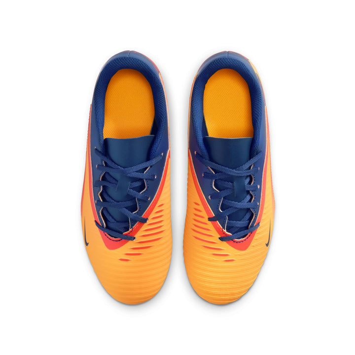 Nike Youth Phantom 6 Low Club FG/MG - Orange/Lemon/Blue Youth Footwear - Third Coast Soccer