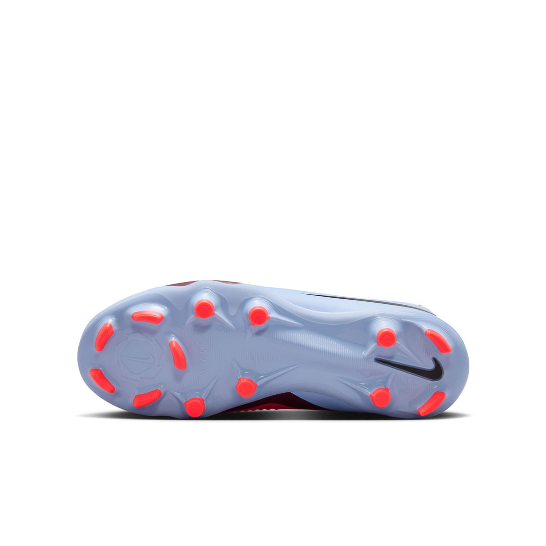 Nike Youth Phantom 6 High Academy FG/MG - Royal Tint/Crimson Youth Footwear - Third Coast Soccer