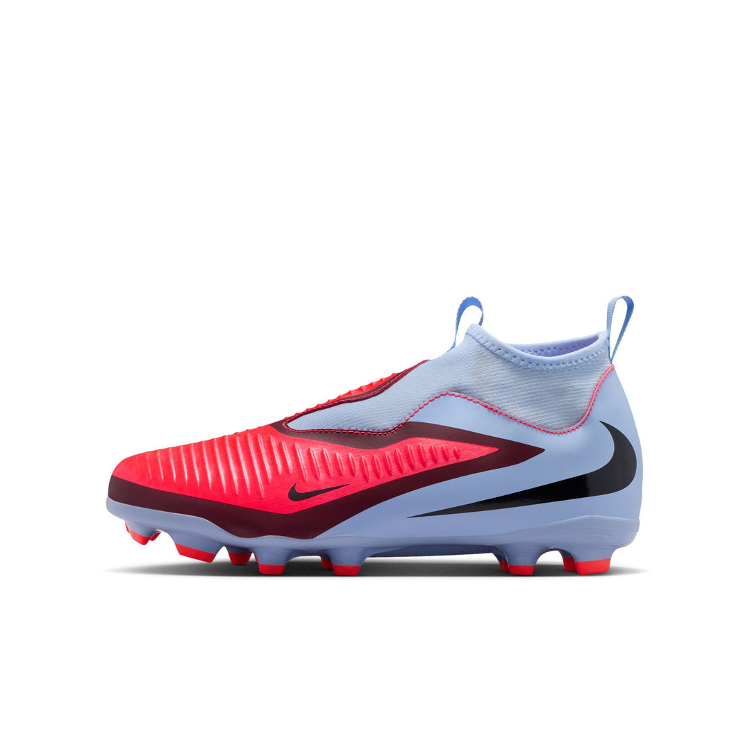 Nike Youth Phantom 6 High Academy FG/MG - Royal Tint/Crimson Youth Footwear - Third Coast Soccer