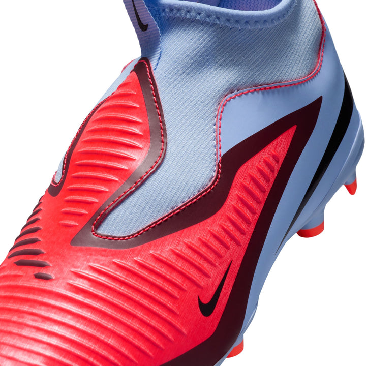 Nike Youth Phantom 6 High Academy FG/MG - Royal Tint/Crimson Youth Footwear - Third Coast Soccer