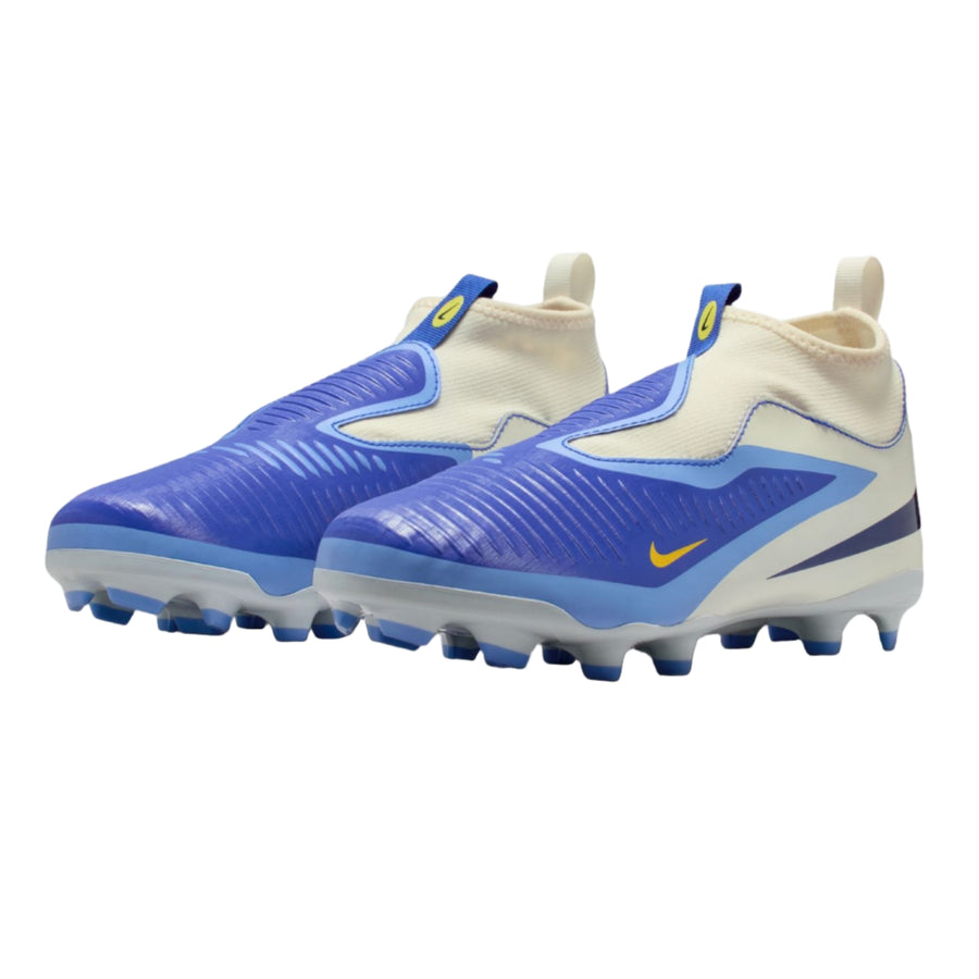 Nike Youth Phantom 6 High Academy FG - Blue/Obsidian Youth Footwear - Third Coast Soccer