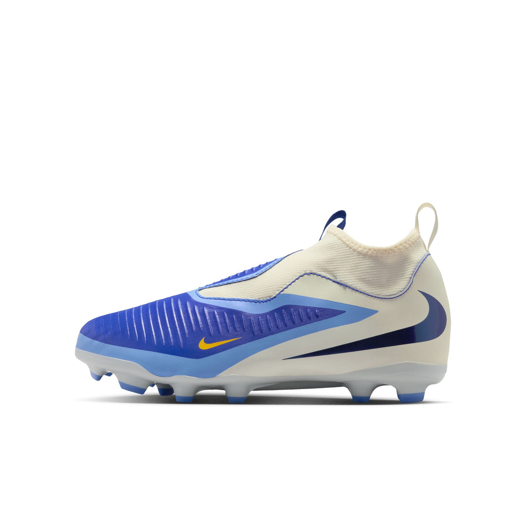 Nike Youth Phantom 6 High Academy FG - Blue/Obsidian Youth Footwear - Third Coast Soccer
