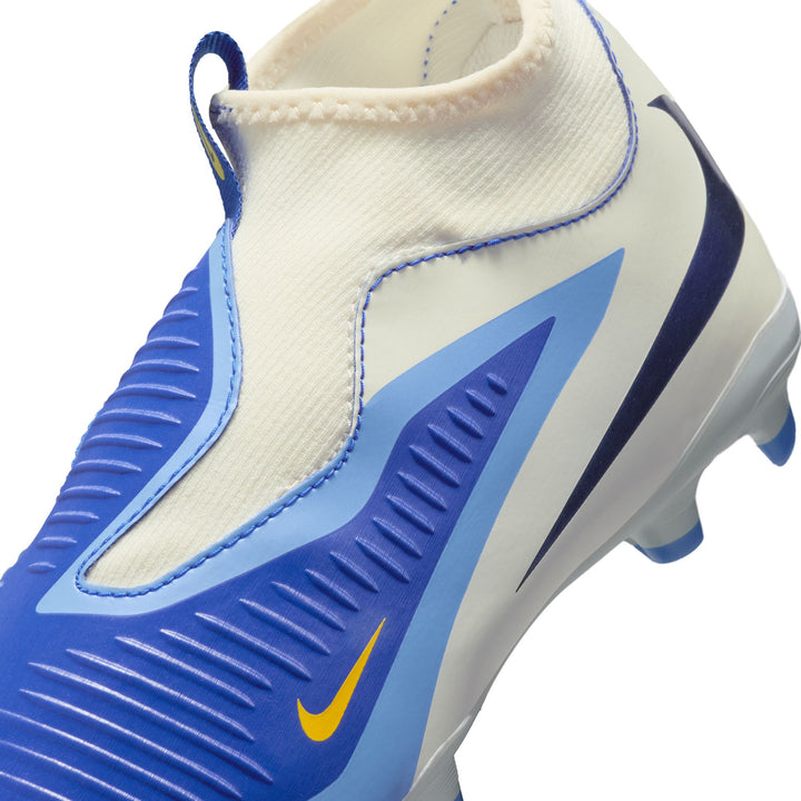 Nike Youth Phantom 6 High Academy FG - Blue/Obsidian Youth Footwear - Third Coast Soccer