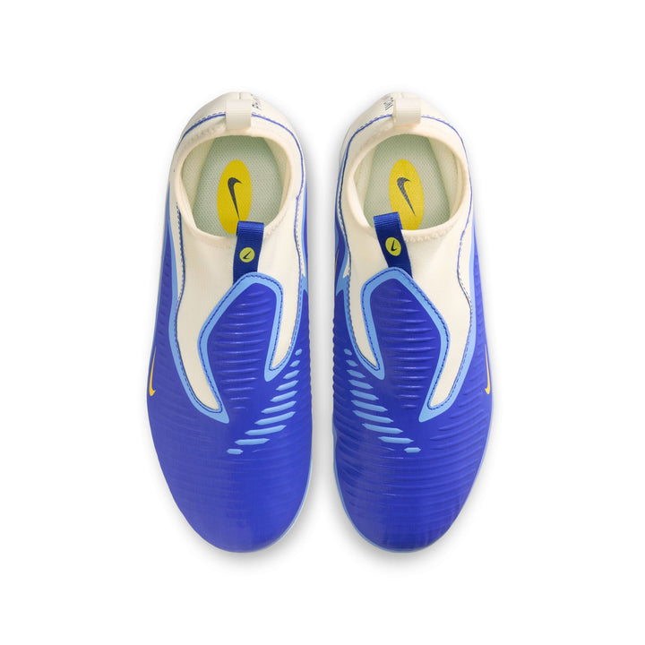 Nike Youth Phantom 6 High Academy FG - Blue/Obsidian Youth Footwear - Third Coast Soccer