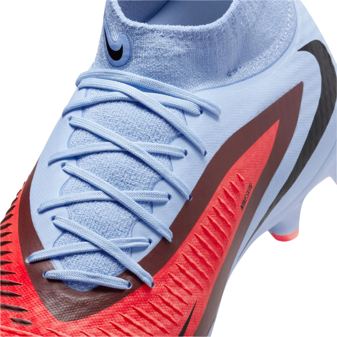 Nike Phantom 6 High Academy MG - Royal/Crimson Men's Footwear - Third Coast Soccer