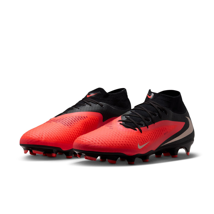 Nike Phantom 6 High Academy MG/FG - Crimson/Blur/Black Men's Footwear - Third Coast Soccer