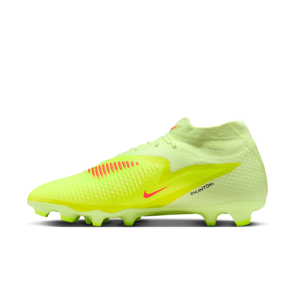 Nike Phantom 6 High Academy MG/FG - Crimson/Black/Limelight Men's Footwear - Third Coast Soccer