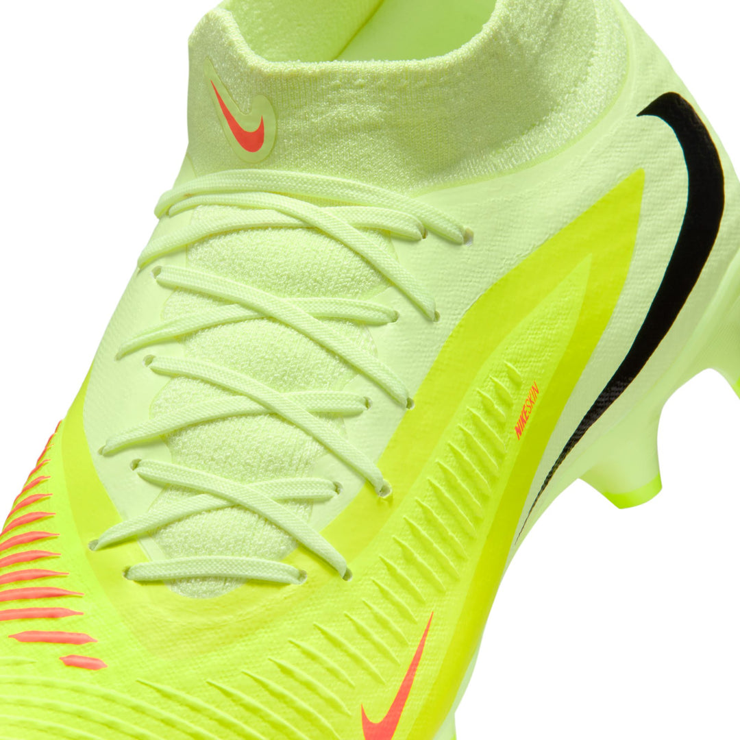 Nike Phantom 6 High Academy MG/FG - Crimson/Black/Limelight Men's Footwear - Third Coast Soccer