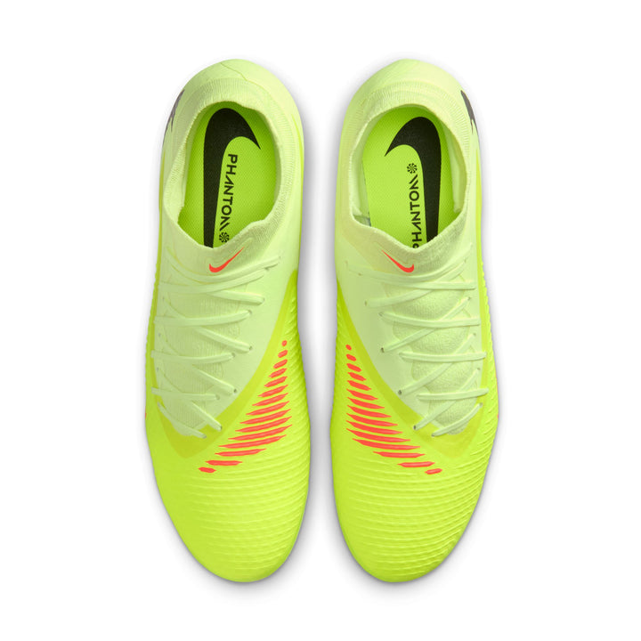 Nike Phantom 6 High Academy MG/FG - Crimson/Black/Limelight Men's Footwear - Third Coast Soccer