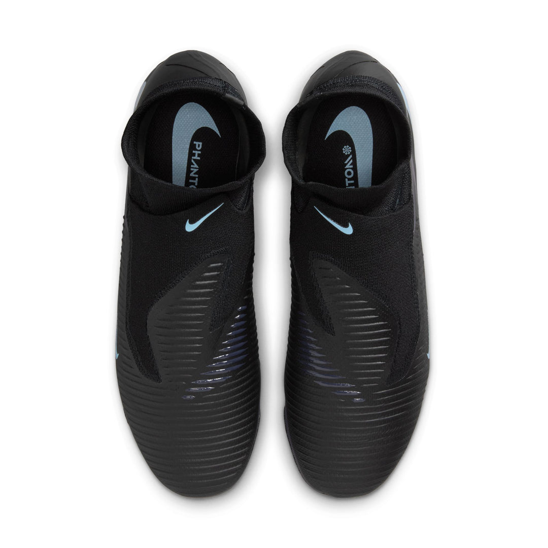 Nike Phantom 6 High Pro FG - Black/Ice Blue Men's Footwear - Third Coast Soccer