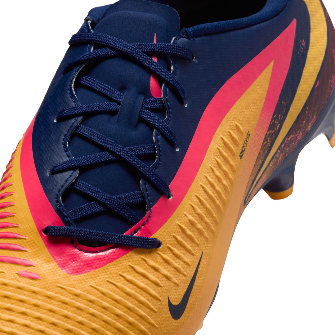 Nike Phantom 6 Low Academy Haaland FG - Orange/Lemon/Blue Men's Footwear - Third Coast Soccer