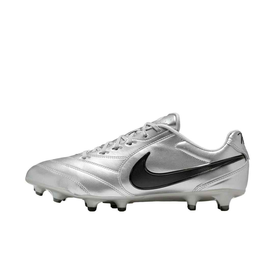 Nike Tiempo Ligera Pro FG - Metallic Silver/Black Men's Footwear - Third Coast Soccer