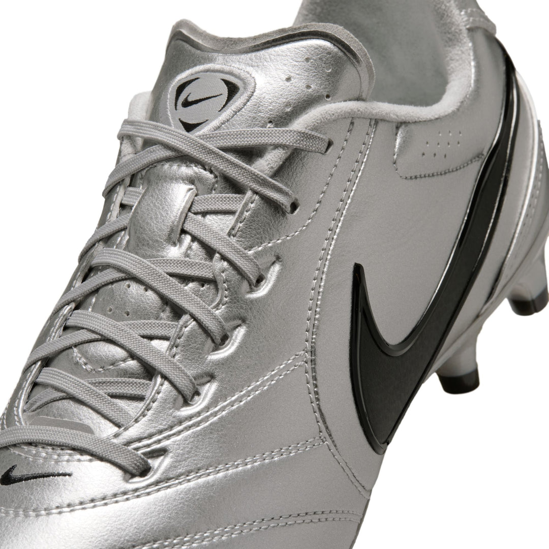Nike Tiempo Ligera Pro FG - Metallic Silver/Black Men's Footwear - Third Coast Soccer