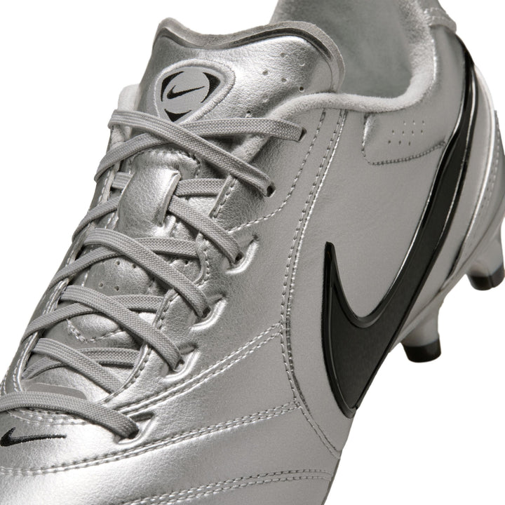 Nike Tiempo Ligera Pro FG - Metallic Silver/Black Men's Footwear - Third Coast Soccer