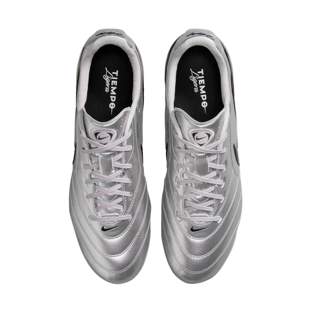 Nike Tiempo Ligera Pro FG - Metallic Silver/Black Men's Footwear - Third Coast Soccer