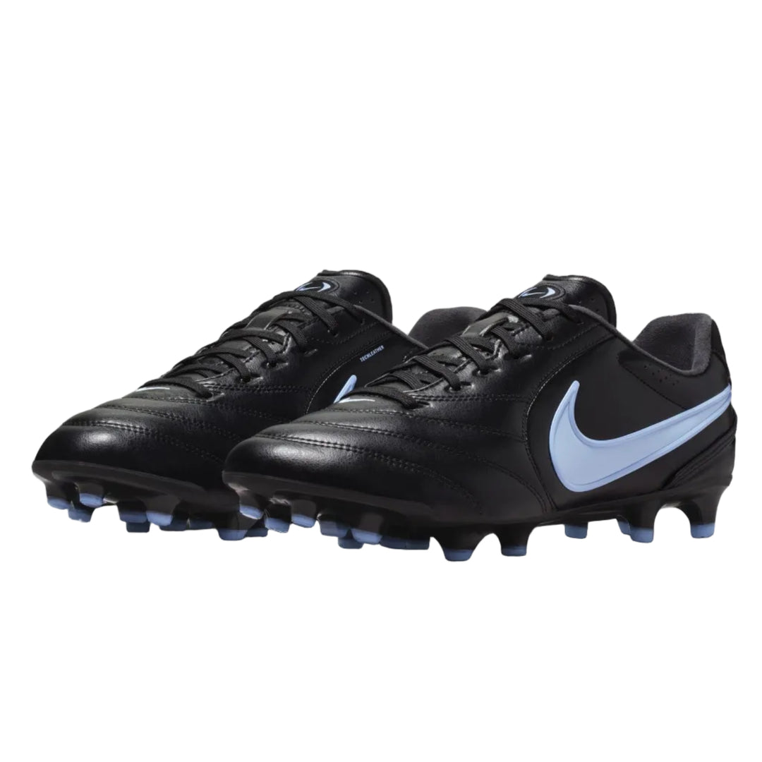 Nike Tiempo Ligera Pro FG - Black/Ice Blue Men's Footwear Black/Obsidian/Ice Blue Mens 6.5 - Third Coast Soccer