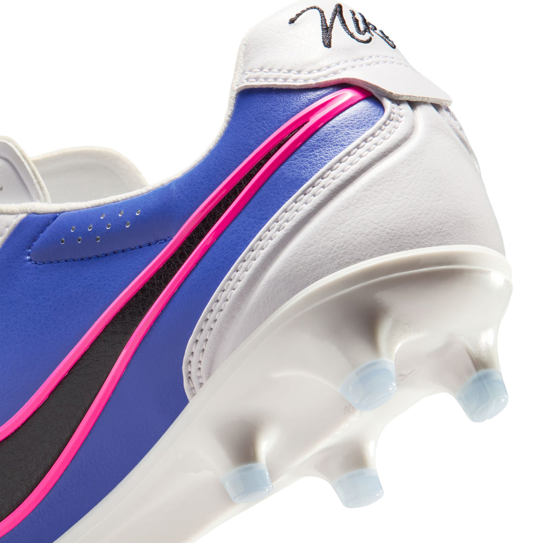 Nike Tiempo Ligera Pro FG - White/Blue/Pink Men's Footwear - Third Coast Soccer