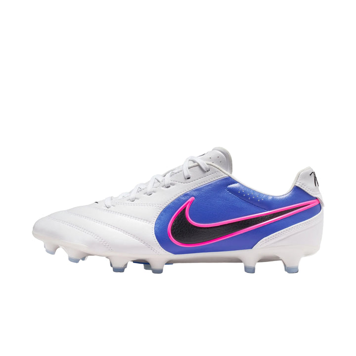 Nike Tiempo Ligera Pro FG - White/Blue/Pink Men's Footwear - Third Coast Soccer
