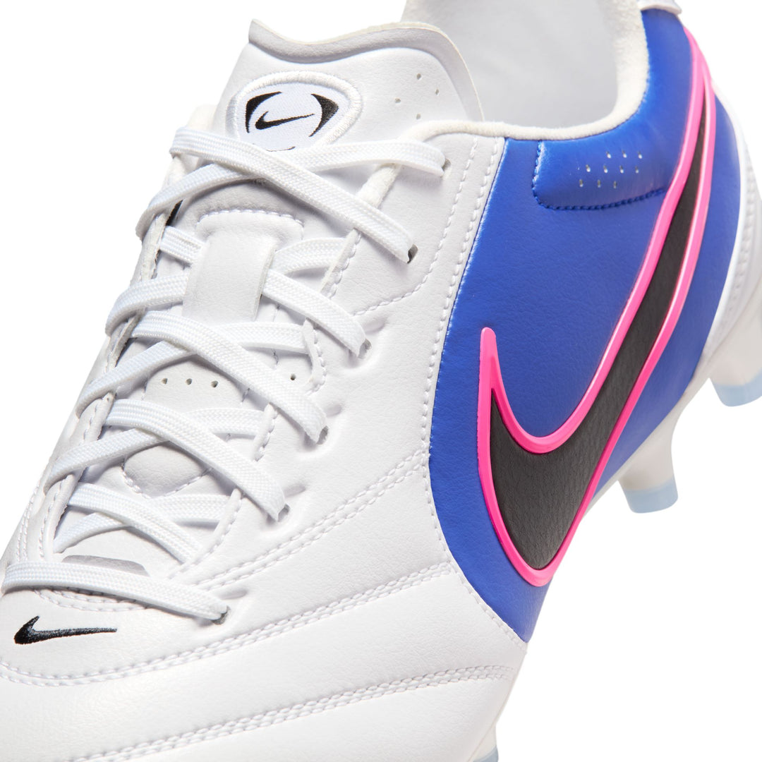 Nike Tiempo Ligera Pro FG - White/Blue/Pink Men's Footwear - Third Coast Soccer