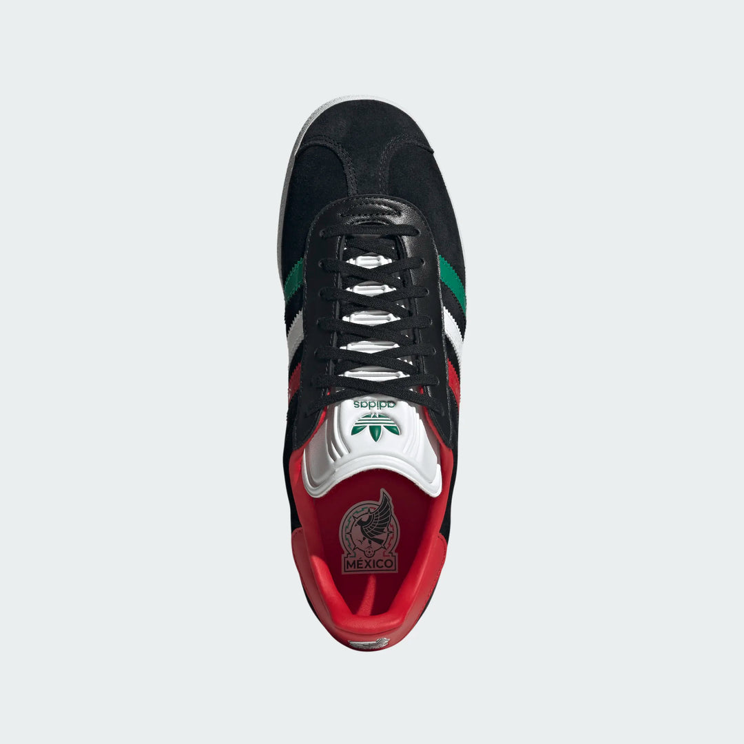adidas FMF Mexico Gazelle - Black/White/Scarlet Men's Footwear - Third Coast Soccer