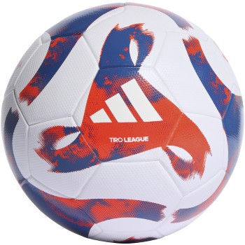 adidas Tiro League TSBE Ball - White/Team Royal/Team Solar Orange Balls   - Third Coast Soccer