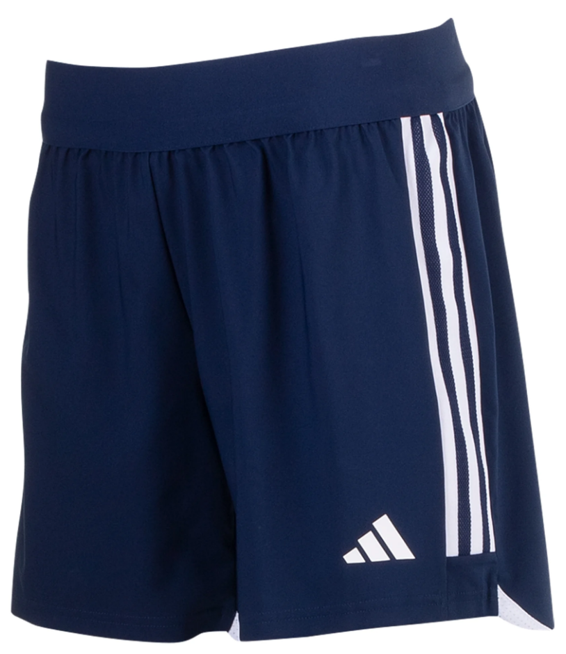 adidas HFC Women's Tiro 23 Match Short - Navy Hattiesburg FC 2023-2025 Team Navy Blue/White Womens X-Small - Third Coast Soccer