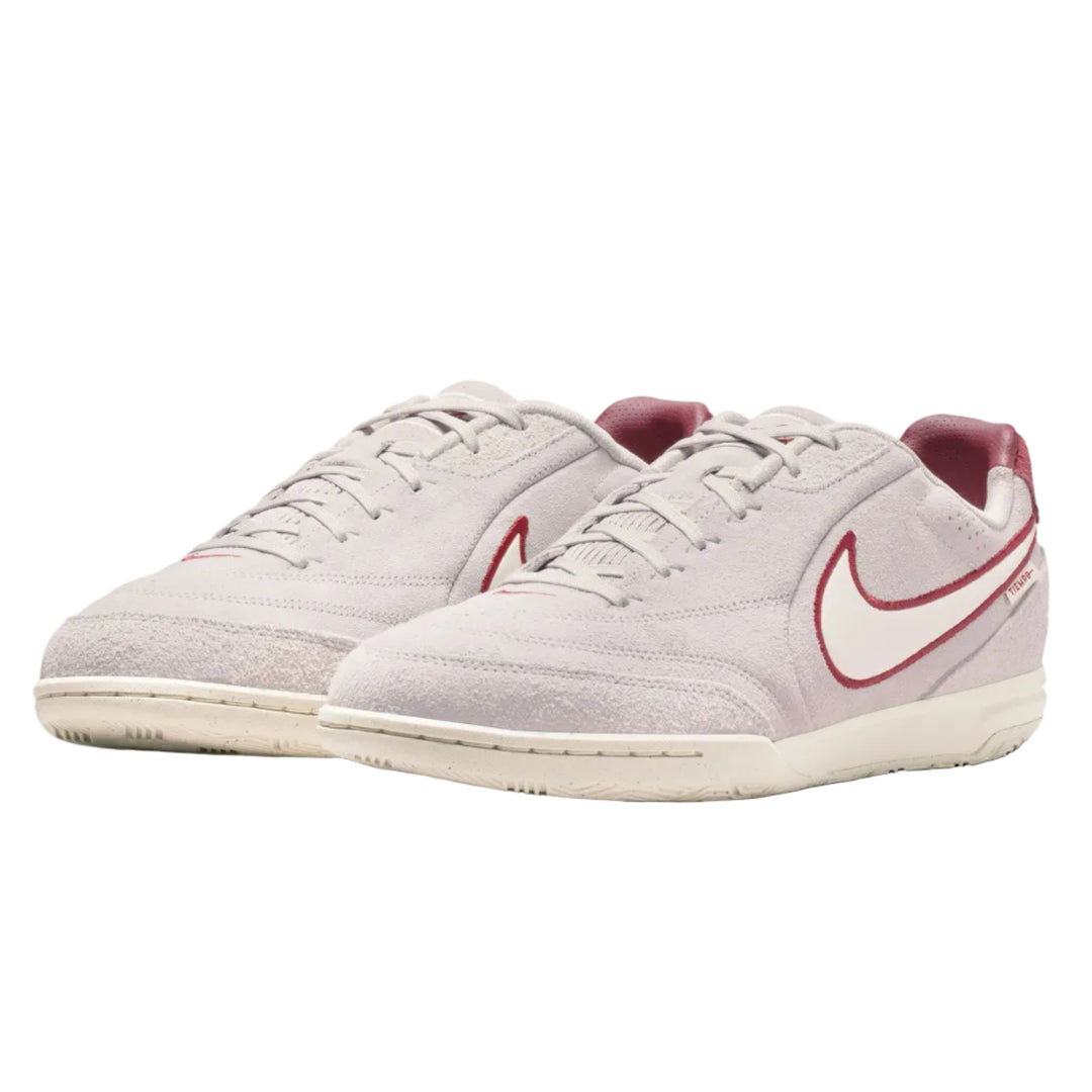 Nike Tiempo Streetgato Premium - Moon Particle/Chalk/Team Red Men's Footwear - Third Coast Soccer