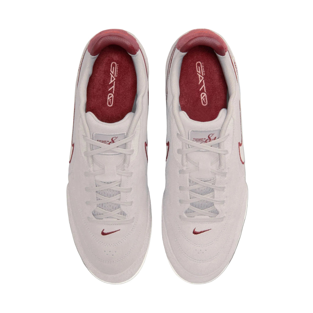 Nike Tiempo Streetgato Premium - Moon Particle/Chalk/Team Red Men's Footwear - Third Coast Soccer
