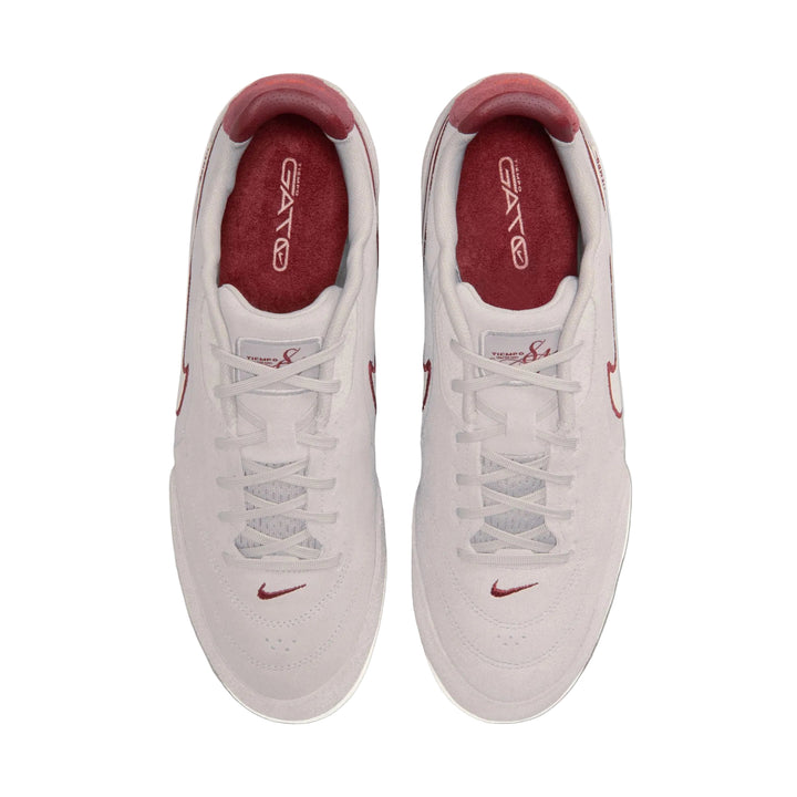 Nike Tiempo Streetgato Premium - Moon Particle/Chalk/Team Red Men's Footwear - Third Coast Soccer