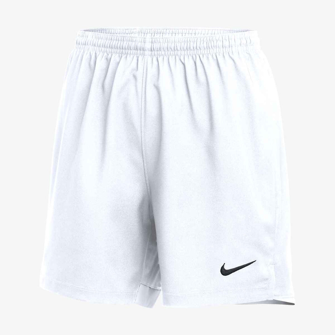 Nike Women's Dri-Fit Laser VI Short Shorts White/Black Womens XSmall - Third Coast Soccer