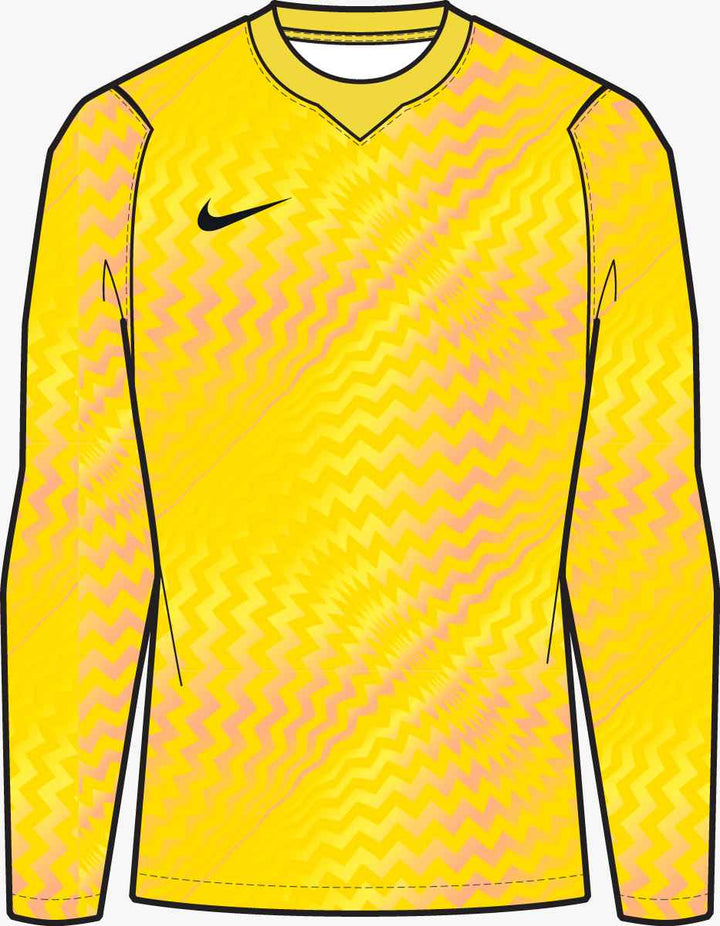 Nike Dri-Fit Gardien VI LS Goalkeeper Jersey Goalkeeper Lightening/Black Mens Small - Third Coast Soccer