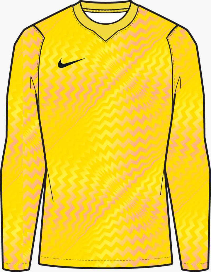 Nike Women's Dri-Fit Gardien VI LS Goalkeeper Jersey Goalkeeper Lightening/Black Womens Small - Third Coast Soccer